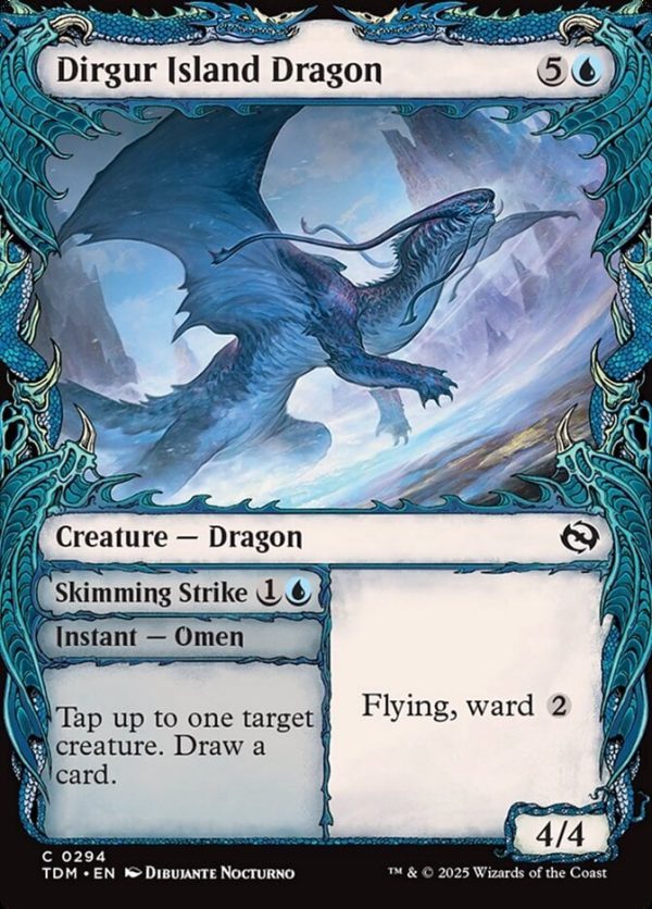 Dirgur Island Dragon // Skimming Strike - Tarkir: Dragonstorm-(294)-Foil