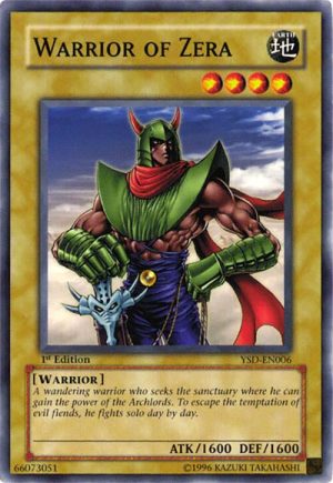 Warrior of Zera - (Starter Deck 2006) - (YSD-EN006) - (Common)