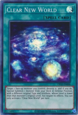 Clear New World- (OTS Tournament Pack 22) - (OP22-EN008) - (Super)