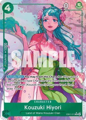 Kouzuki Hiyori (Alternate Art) - Extra Booster: Memorial Collection (EB-01)
