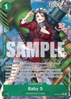 Baby 5 (OP05-034) (Alternate Art) - Premium Booster -The Best- (PRB-01)