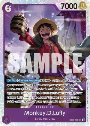 Monkey.D.Luffy (ST26-005) - Starter Deck 26: PURPLE/BLACK Monkey.D.Luffy (ST-26)