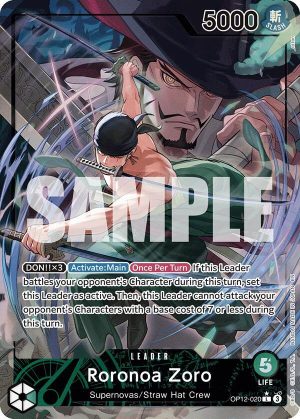 Roronoa Zoro (020) (Alternate Art) - Legacy of the Master (OP12)