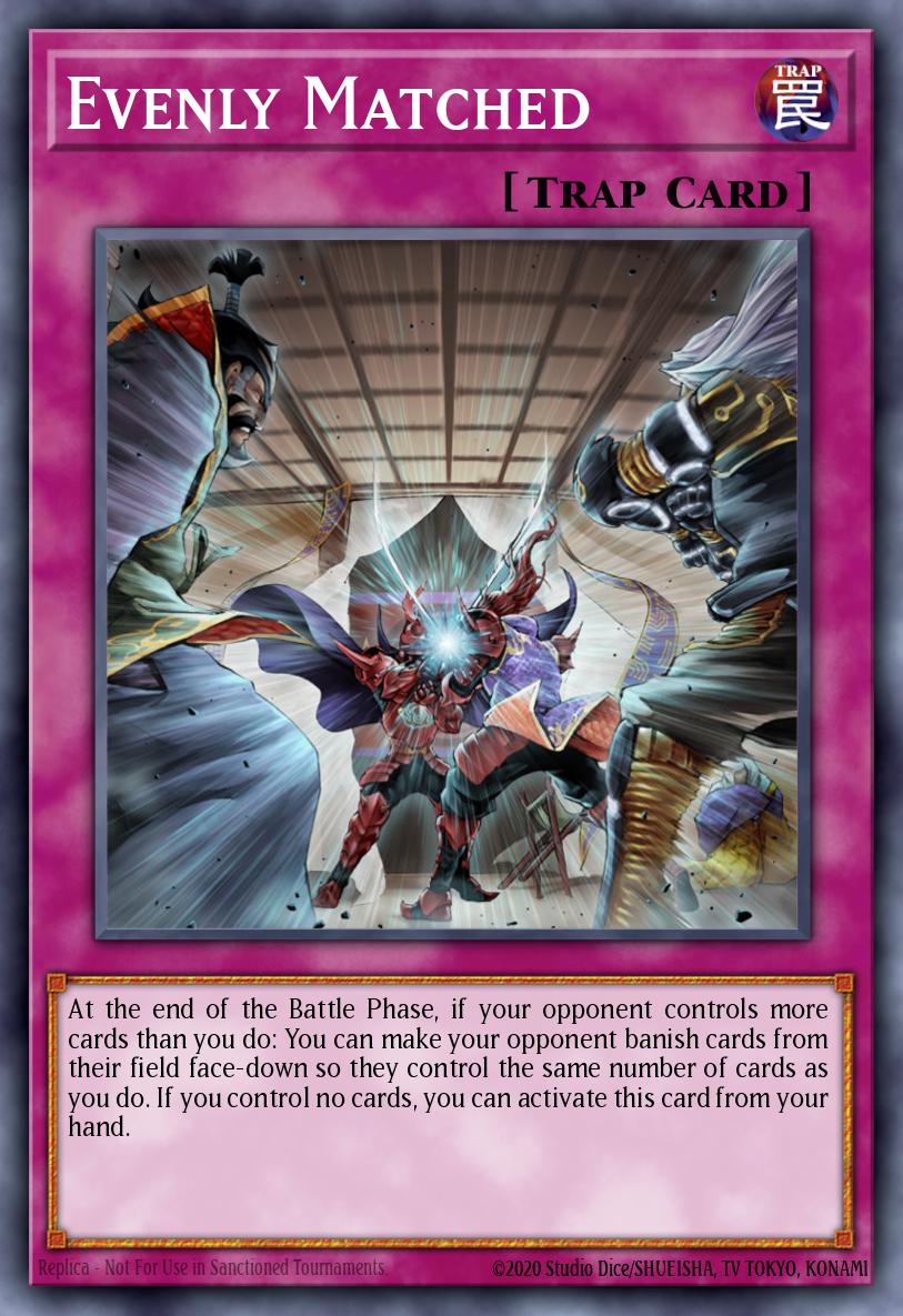 Evenly Matched - (Structure Deck: Beware of Traptrix) - (SDBT-EN038) - (SR)