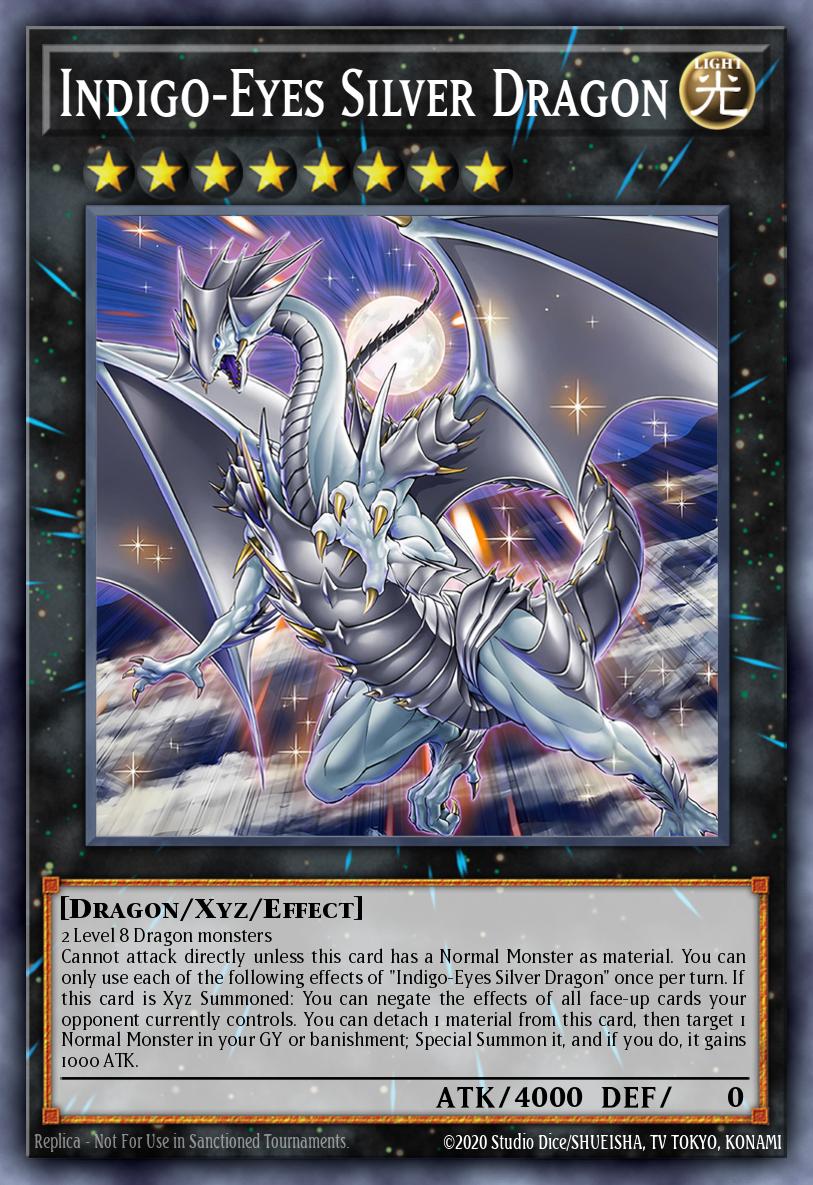Indigo-Eyes Silver Dragon - (Structure Deck: Blue-Eyes White Destiny) - (SDWD-EN032) - (UR)