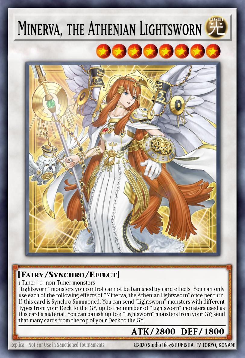 Minerva, the Athenian Lightsworn - (2025 Mega-Pack Tin) - (MP25-EN069) - (PScR)