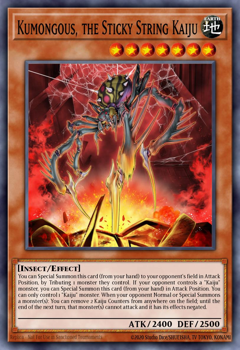 Kumongous, the Sticky String Kaiju - (Structure Deck: Beware of Traptrix) - (SDBT-EN010) - (C)