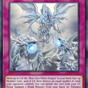 Majesty of the White Dragons - (Structure Deck: Blue-Eyes White Destiny) - (SDWD-EN027) - (SR)