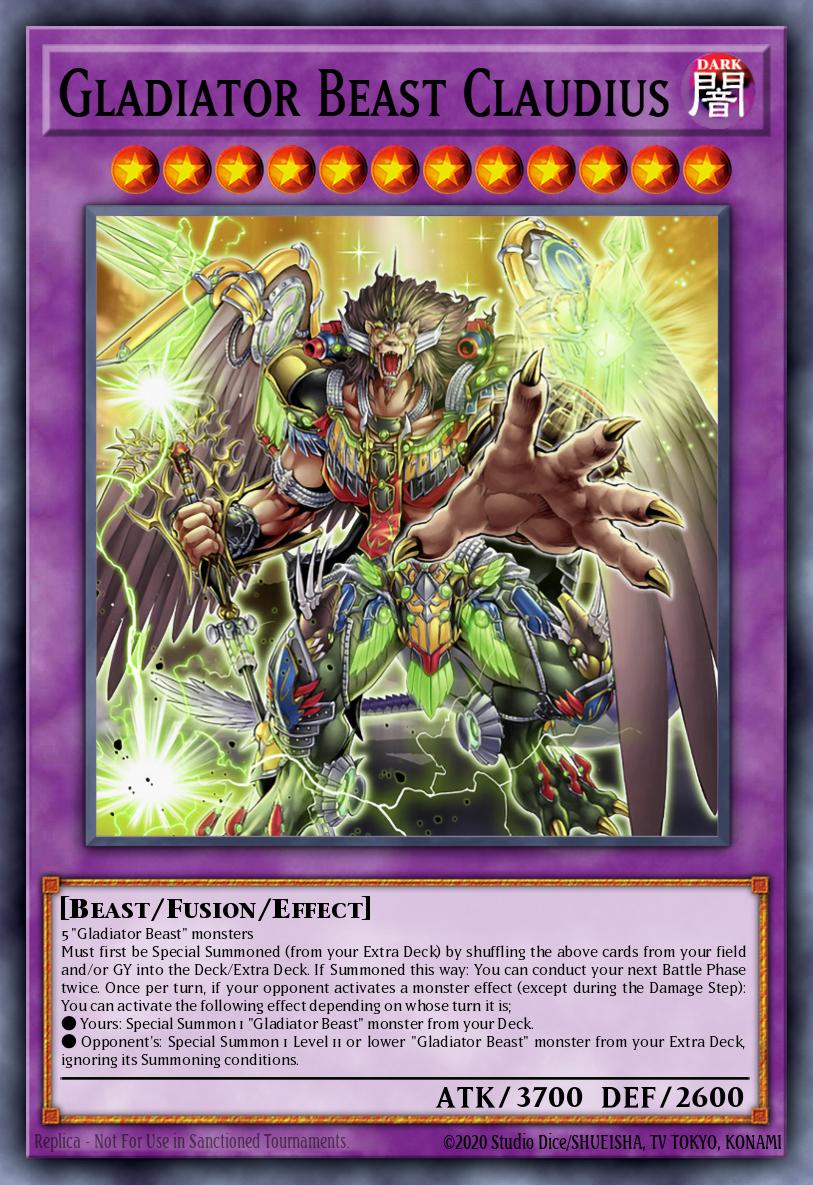 Gladiator Beast Claudius - (Supreme Darkness) - (SUDA-EN038) - (SR)