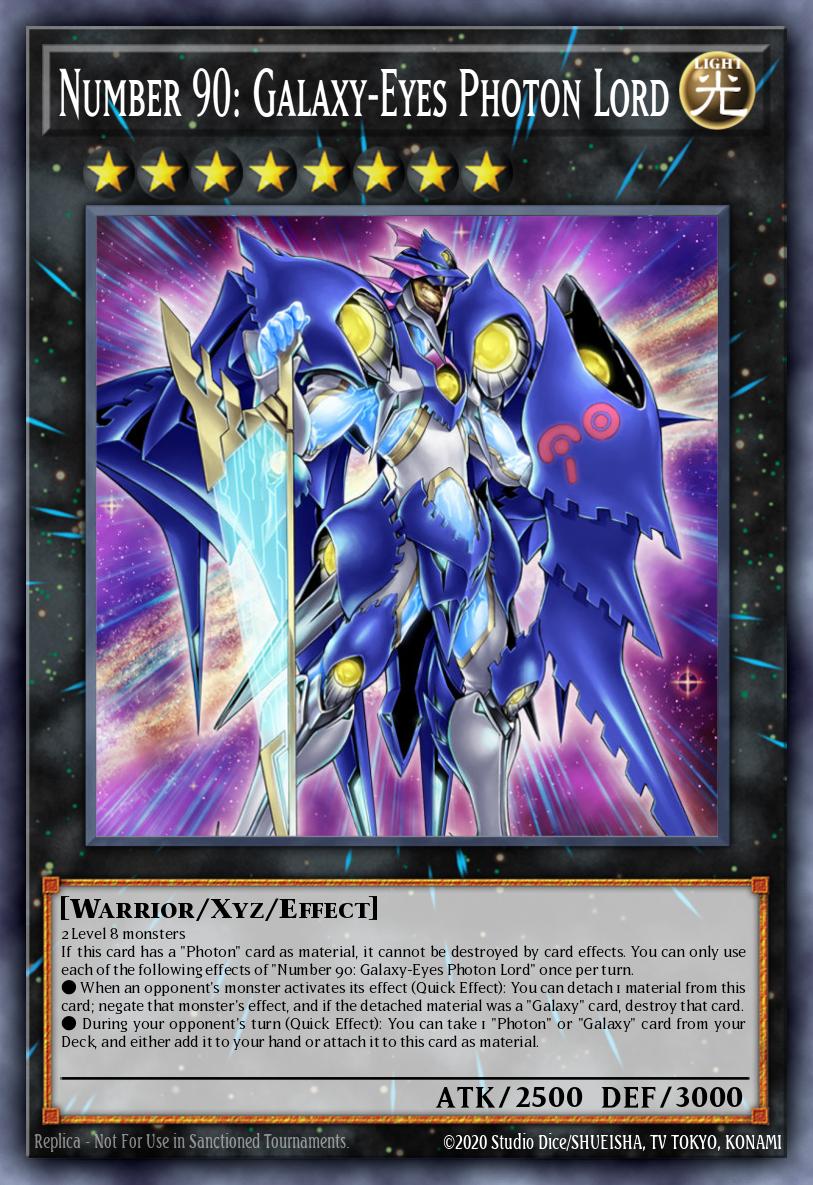 Number 90: Galaxy-Eyes Photon Lord - (2025 Mega-Pack Tin) - (MP25-EN033) - (StR)