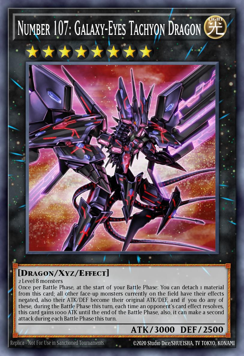 Number 107: Galaxy-Eyes Tachyon Dragon - (Quarter Century Stampede) - (RA04-EN067) - (QCScR)