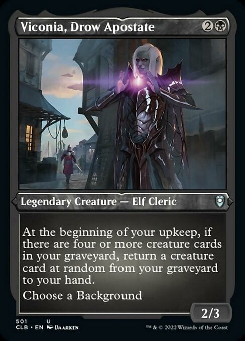 Viconia, Drow Apostate - Commander Legends: Battle for Baldur's Gate-(501)-Foil