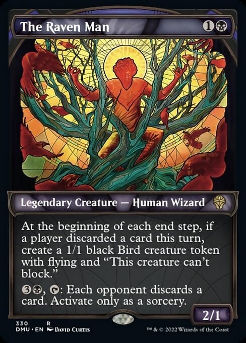 The Raven Man - Dominaria United-(330)-Foil