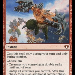 Savage Beating - Commander Masters-(252)-Foil