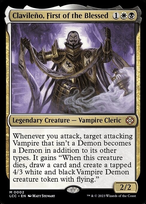 Clavileño, First of the Blessed - The Lost Caverns of Ixalan Commander-(002)-Foil