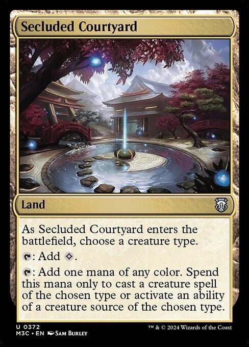 Secluded Courtyard - Modern Horizons 3 Commander-(372)