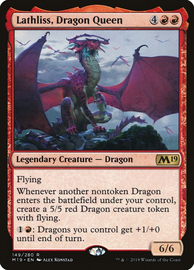 Lathliss, Dragon Queen - Core Set 2019-(149)