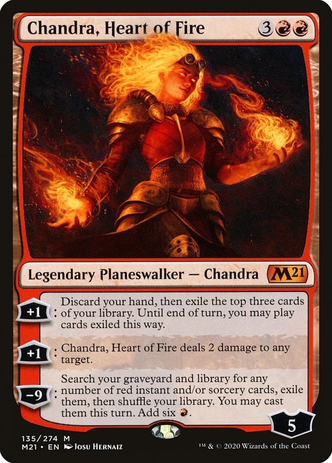 Chandra, Heart of Fire - Core Set 2021-(135)
