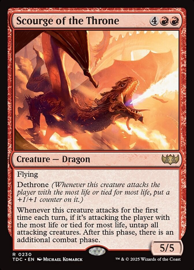 Scourge of the Throne - Tarkir: Dragonstorm Commander-(230)