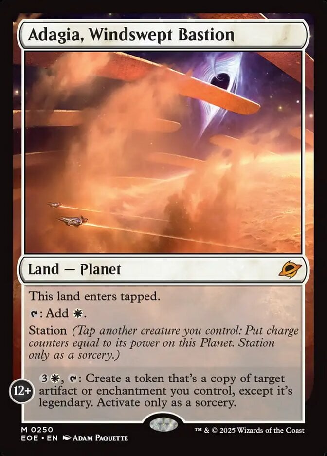 Adagia, Windswept Bastion - Edge of Eternities-(250)-Foil