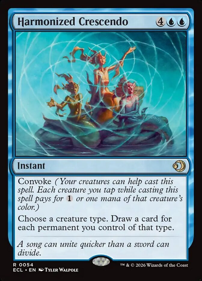 Harmonized Crescendo - Lorwyn Eclipsed-(054)-Foil