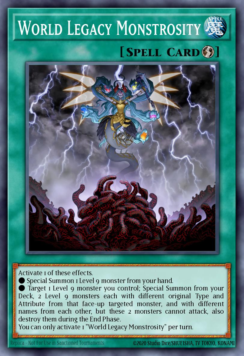 World Legacy Monstrosity - (2020 Tin of Lost Memories Mega Pack) - (MP20-EN076) - (PScR)