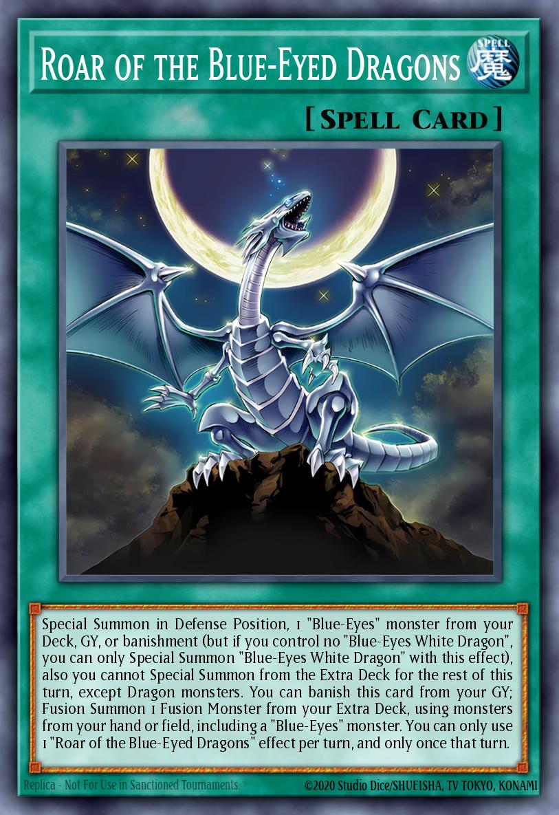 Roar of the Blue-Eyed Dragons - (Structure Deck: Blue-Eyes White Destiny) - (SDWD-EN019) - (SR)
