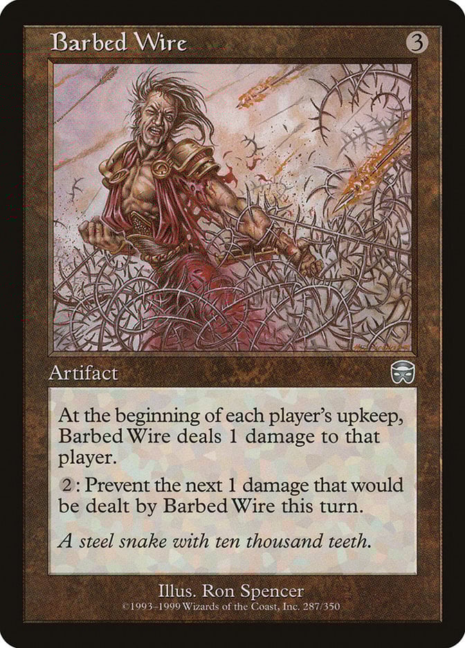 Barbed Wire - Mercadian Masques-(287)