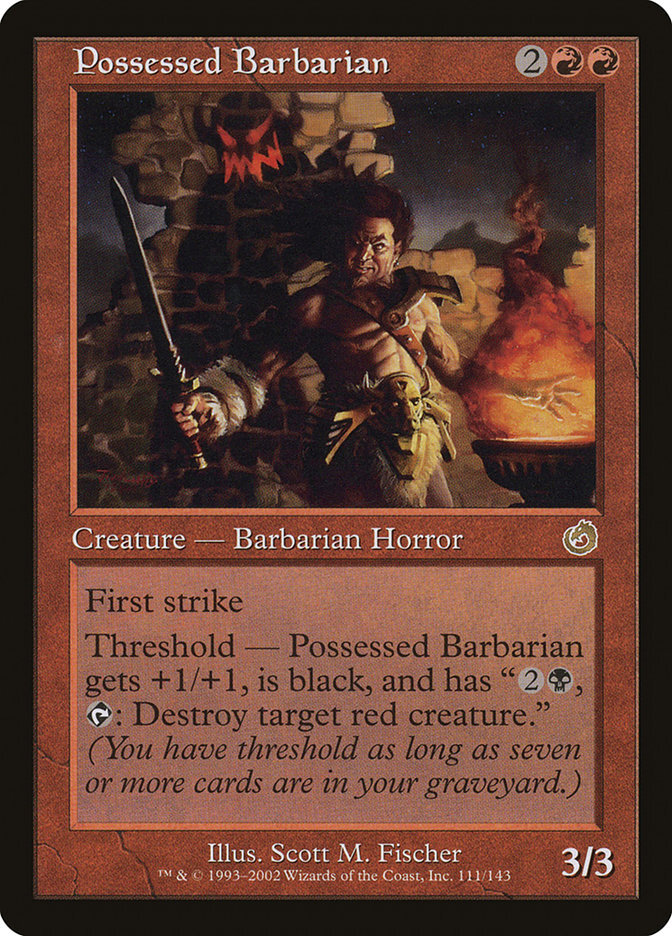 Possessed Barbarian - Torment-(111)-Foil
