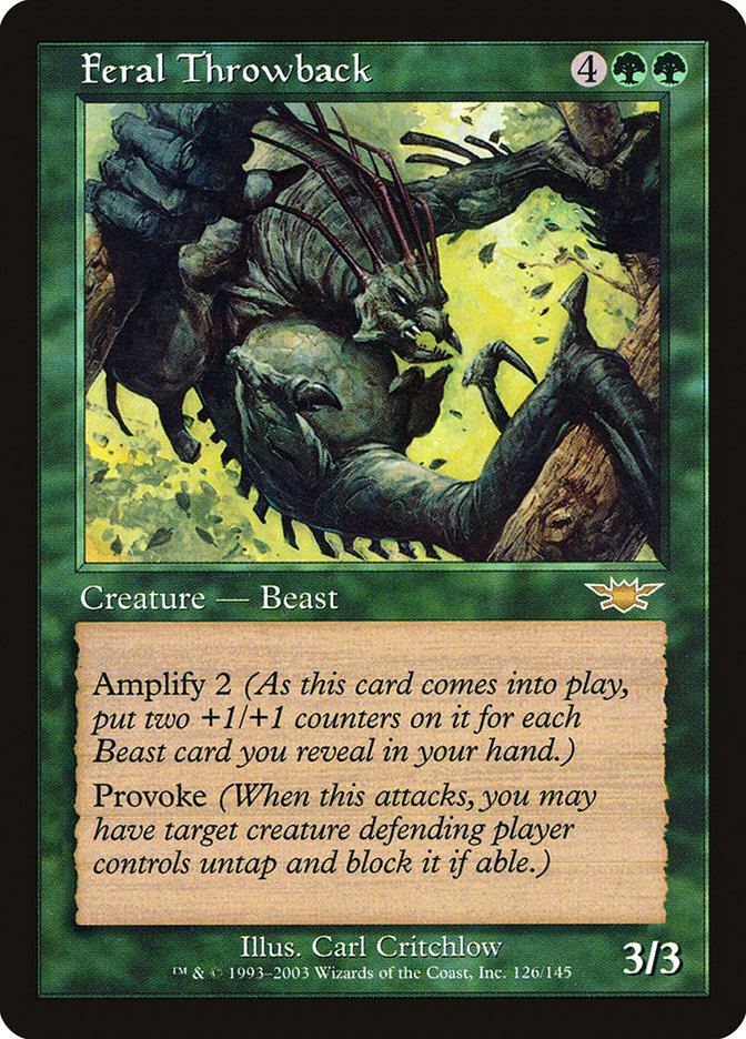 Feral Throwback - Legions-(126)-Foil