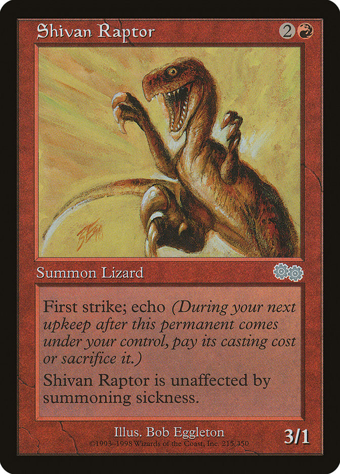 Shivan Raptor - Urza's Saga-(215)