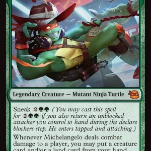 Michelangelo, Improviser - Teenage Mutant Ninja Turtles-(119)-Foil