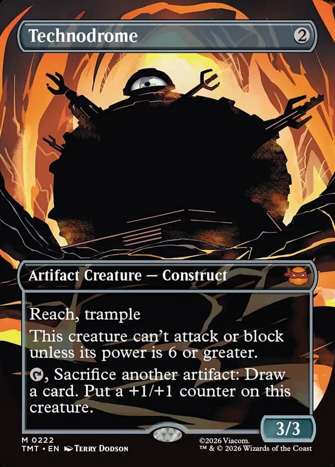 Technodrome - Teenage Mutant Ninja Turtles-(222)-Foil