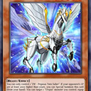 ZW - Pegasus Twin Saber - (2022 Tin of the Pharaoh's Gods) - (MP22-EN057) - (SR)