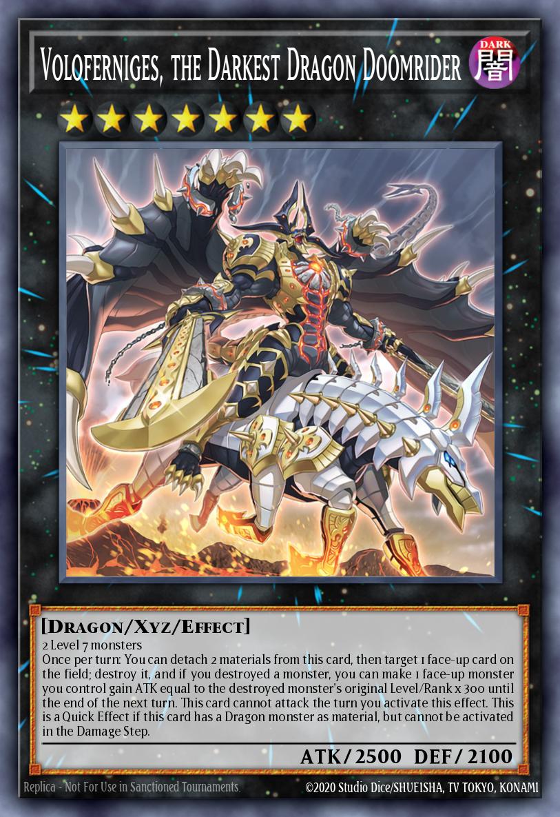 Voloferniges, the Darkest Dragon Doomrider - (2022 Tin of the Pharaoh's Gods) - (MP22-EN150) - (R)