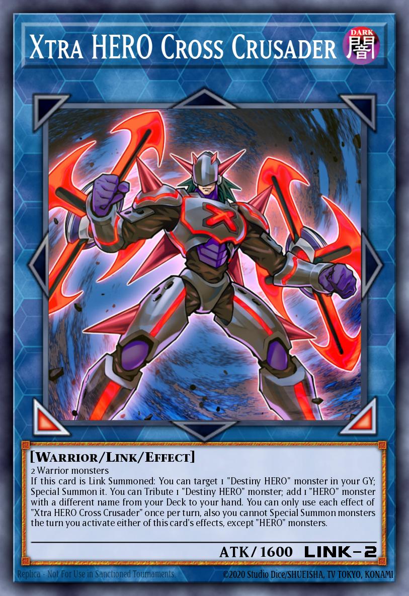 Xtra HERO Cross Crusader - (Quarter Century Stampede) - (RA04-EN076) -(QCR)