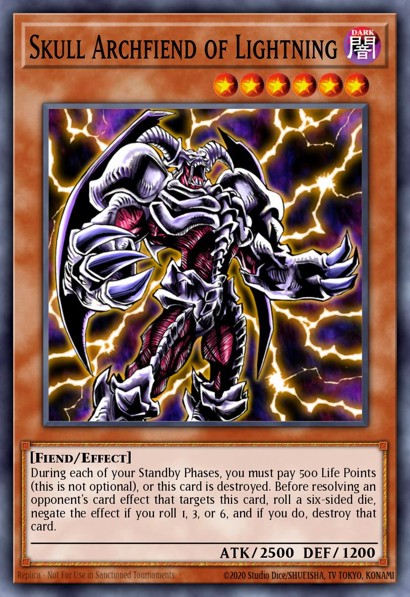 Skull Archfiend of Lightning - (Speed Duel GX: Duelists of Shadows) - (SGX3-ENE01) - (ScR)