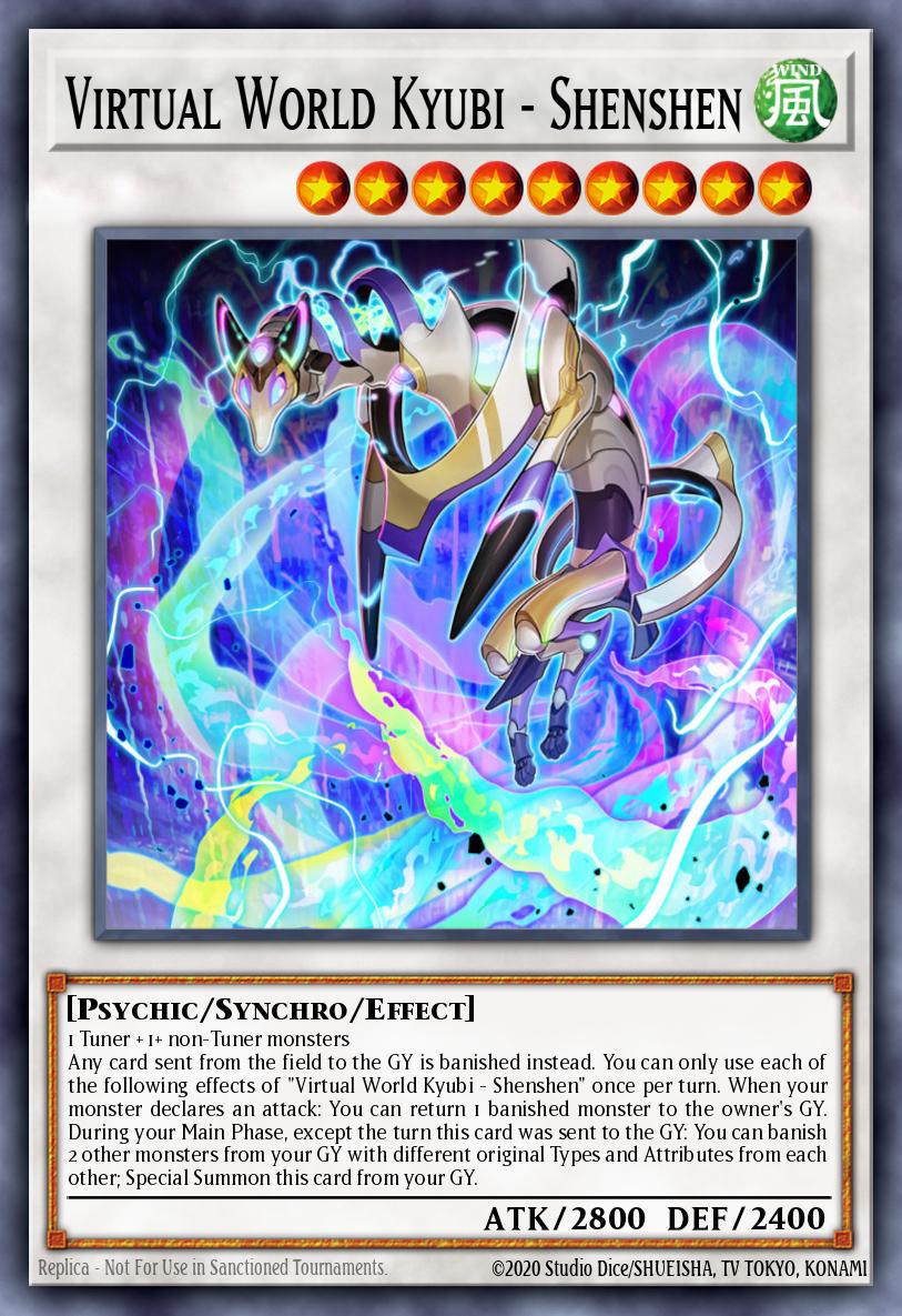 Virtual World Kyubi - Shenshen - (2021 Tin of Ancient Battles) - (MP21-EN186) - (SR)