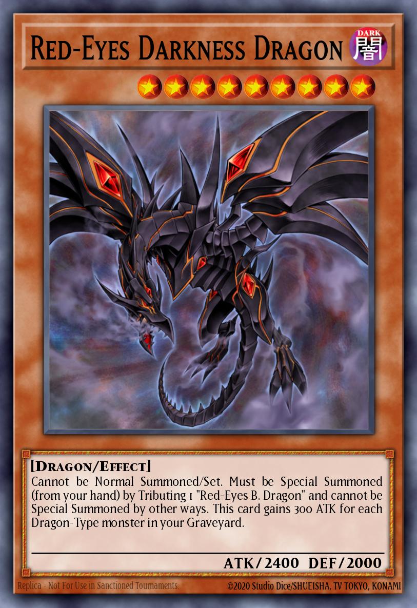 Red-Eyes Darkness Dragon - (Speed Duel GX: Duelists of Shadows) - (SGX3-ENB01) - (ScR)