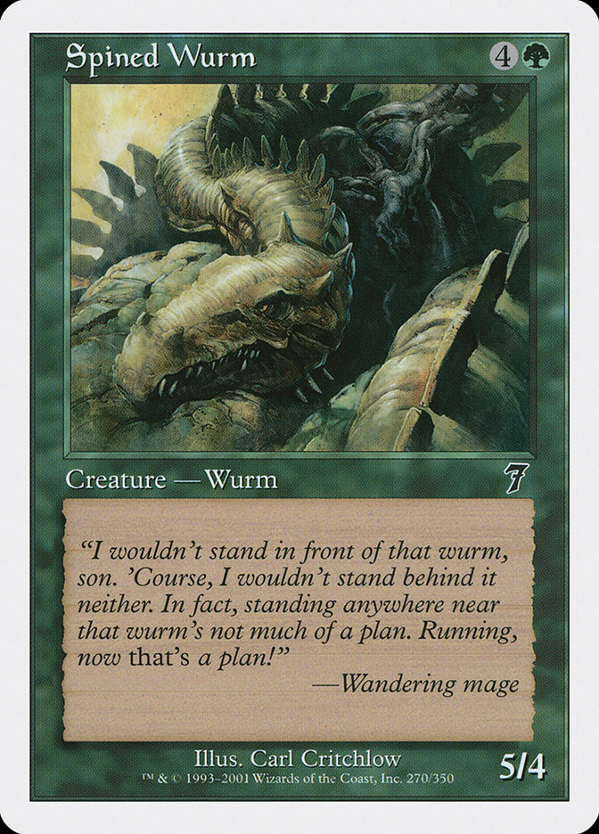 Spined Wurm - Seventh Edition-(270)