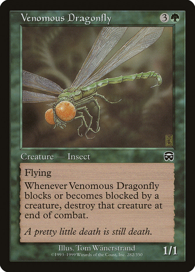 Venomous Dragonfly - Mercadian Masques-(282)