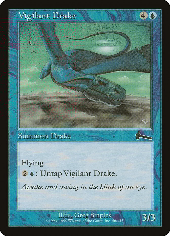 Vigilant Drake - Urza's Legacy-(046)