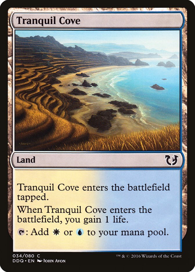 Tranquil Cove - Duel Decks: Blessed vs. Cursed-(034)