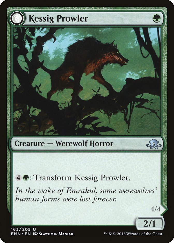 Kessig Prowler // Sinuous Predator - Eldritch Moon-(163)